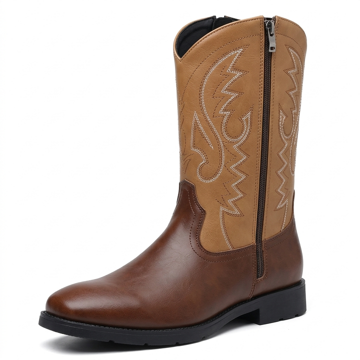 Men’s Cowboy Boots Classic Western Style | Tall Riding Shoes