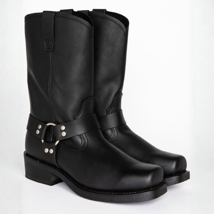 Men’s Cowboy Boots Harness Style | Mid Calf