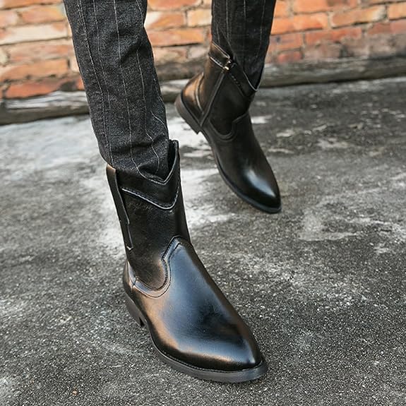 Men's Cowboy Boots Pointed Toe | Ankle Western