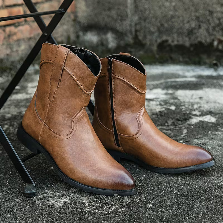 Men's Cowboy Boots Pointed Toe | Ankle Western