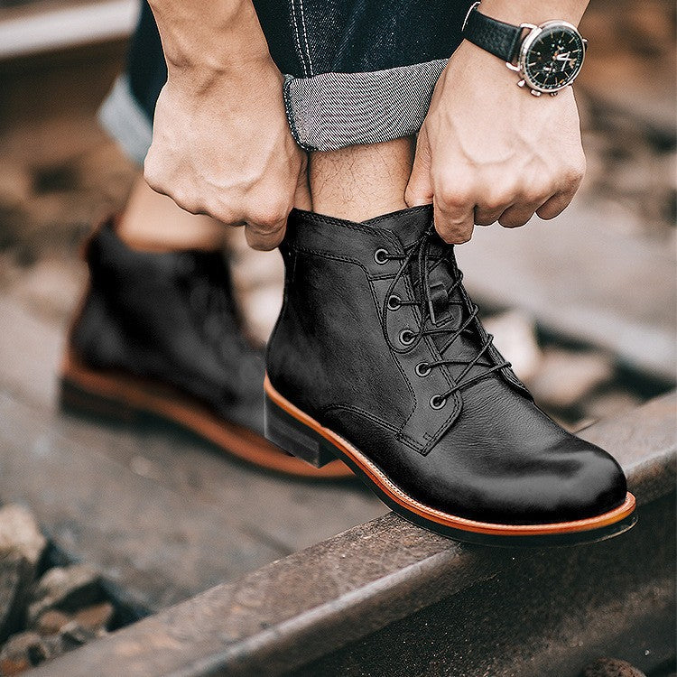 Men's Cowboy Boots with Lace Up | Ankle