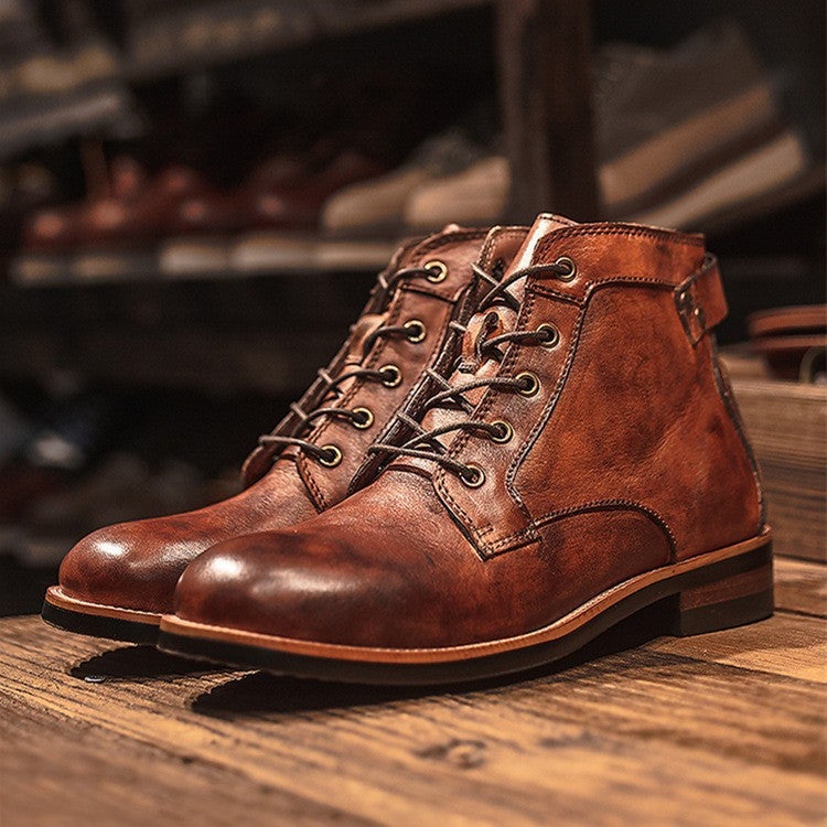 Men's Cowboy Boots with Lace Up | Ankle