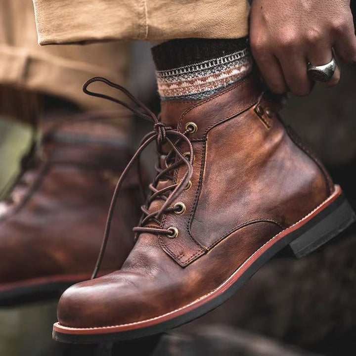 Men's Cowboy Boots with Lace Up | Ankle
