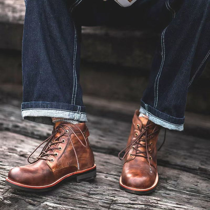 Men's Cowboy Boots with Lace Up | Ankle