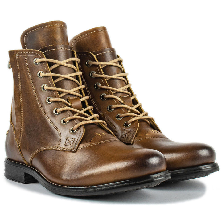 Men's Cowboy Boots with Lace Up | Ankle Combat