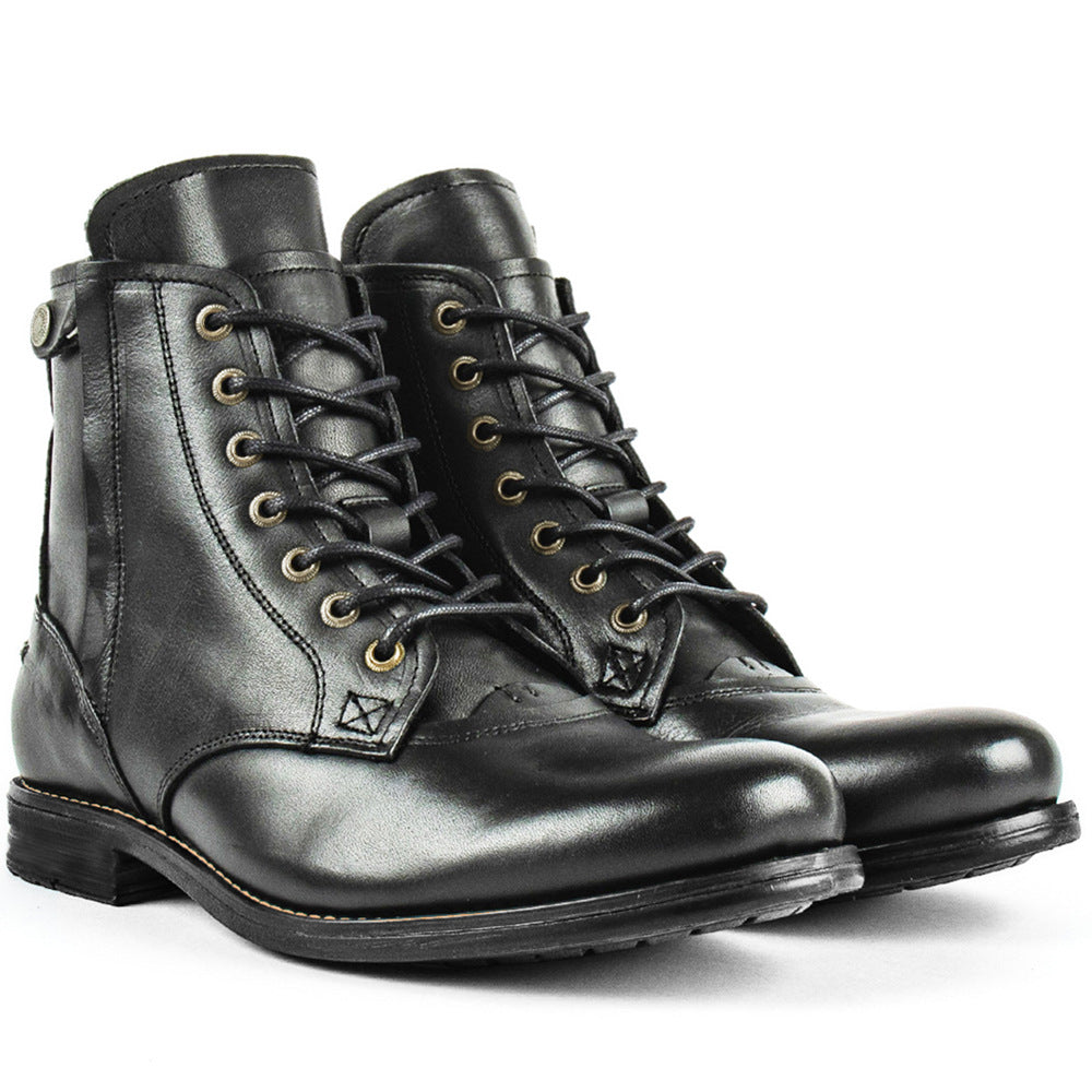 Men's Cowboy Boots with Lace Up | Ankle Combat