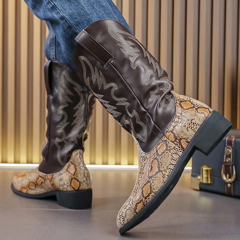 Men's Cowboy Boots with Pull Tabs | Western
