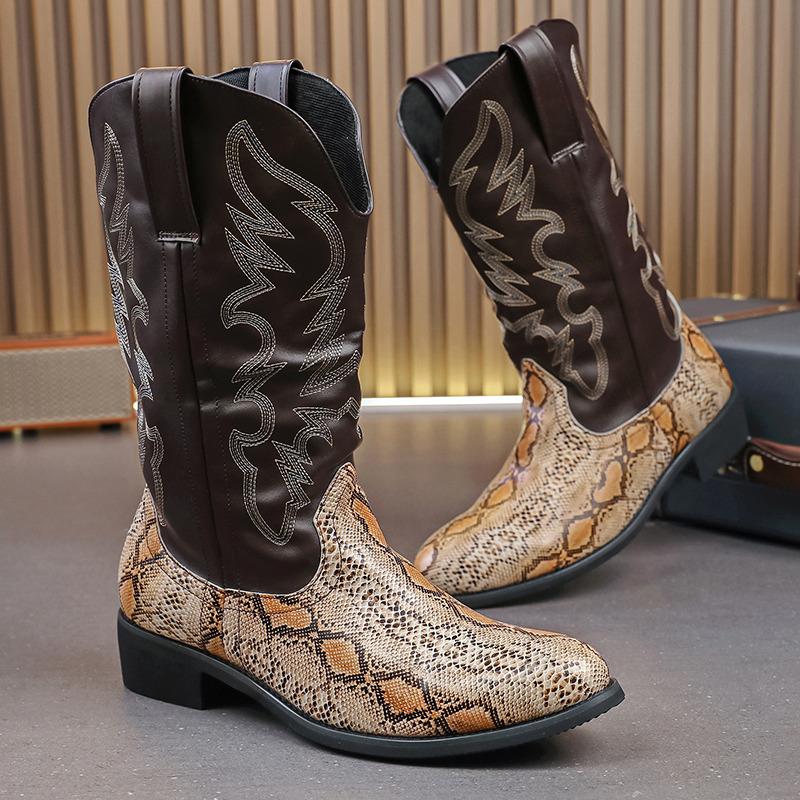 Men's Cowboy Boots with Pull Tabs | Western