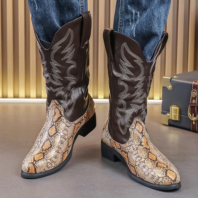 Men's Cowboy Boots with Pull Tabs | Western