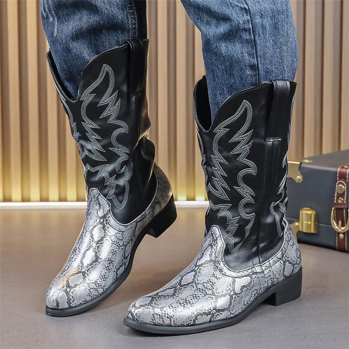 Men's Cowboy Boots with Pull Tabs | Western