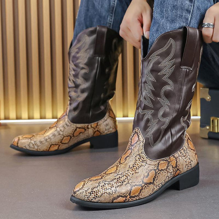 Men's Cowboy Boots with Pull Tabs | Western