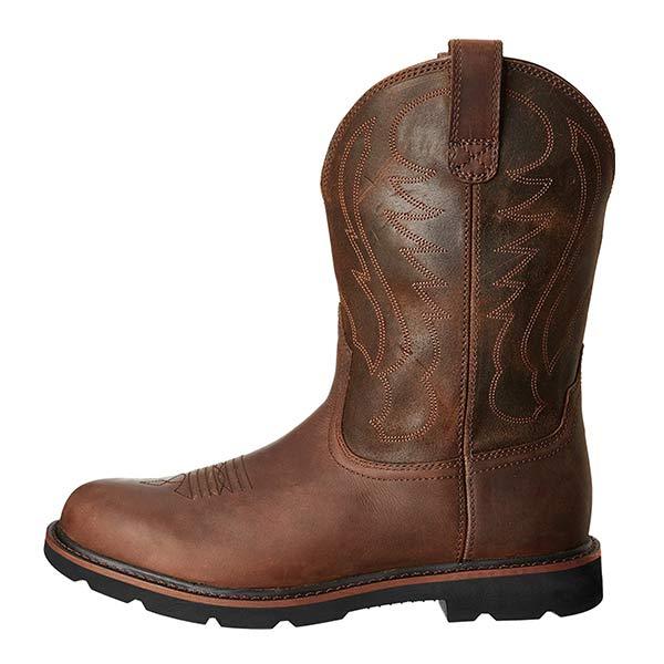 Men's Cowboy Boots with Round Toe | Mid Calf