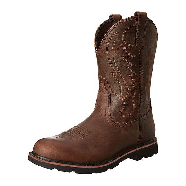 Men's Cowboy Boots with Round Toe | Mid Calf