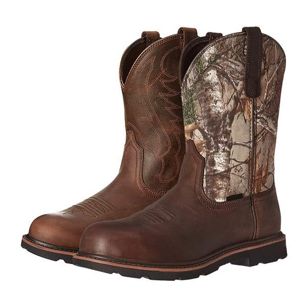 Men's Cowboy Boots with Round Toe | Mid Calf
