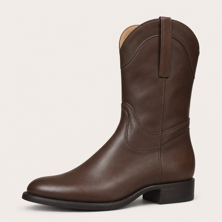 Men's Cowboy Boots with Round Toe & Pull Tabs | Roper