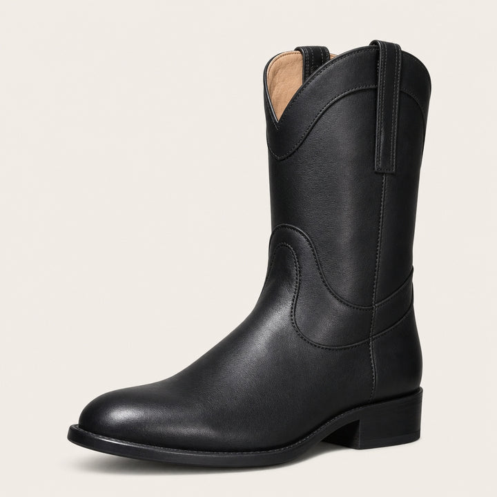 Men's Cowboy Boots with Round Toe & Pull Tabs | Roper