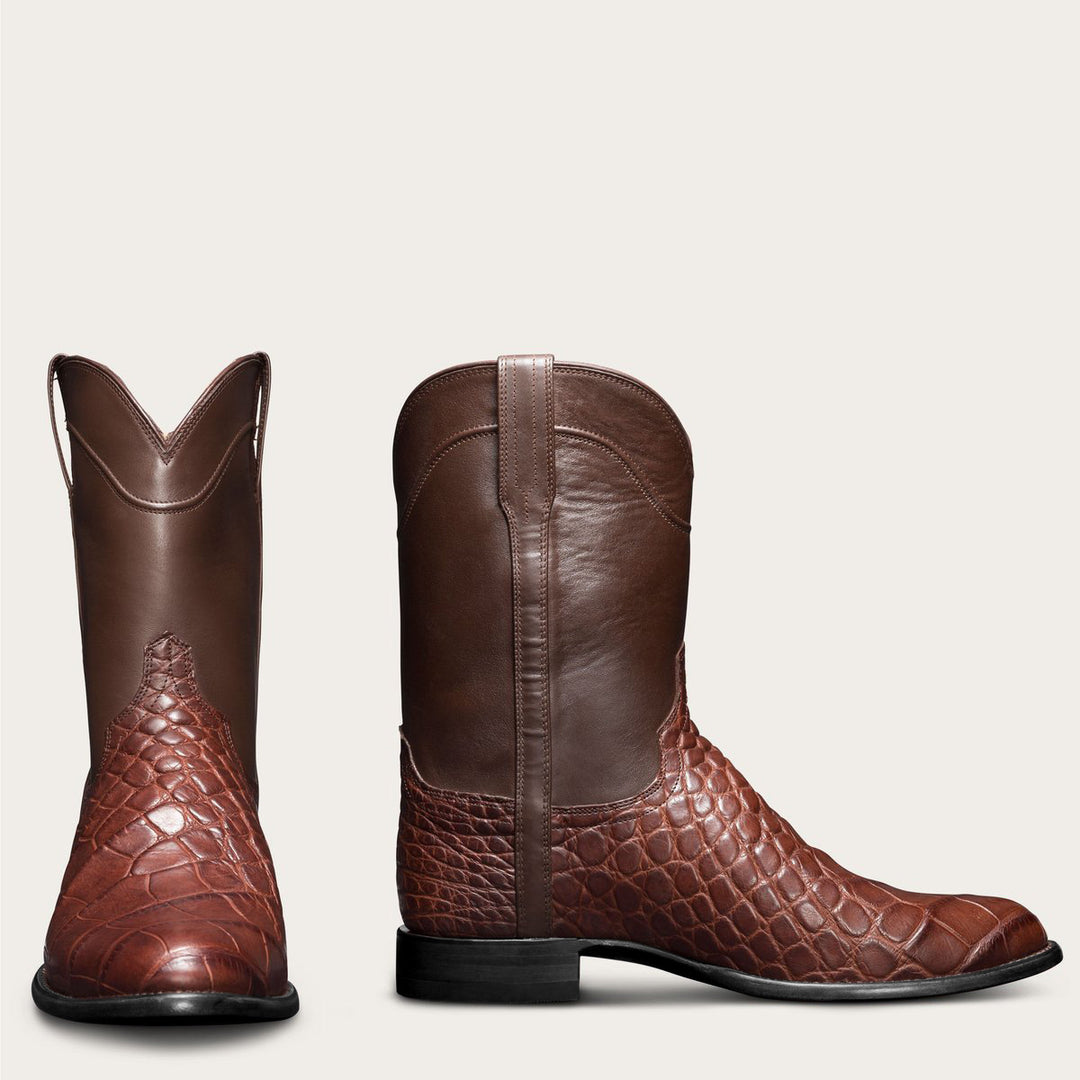 Men's Cowboy Boots with Round Toe | Roper Style