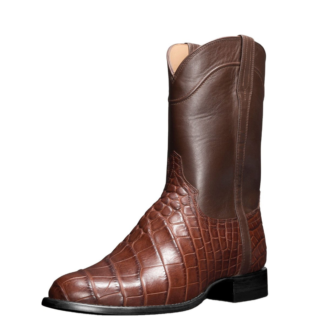 Men's Cowboy Boots with Round Toe | Roper Style