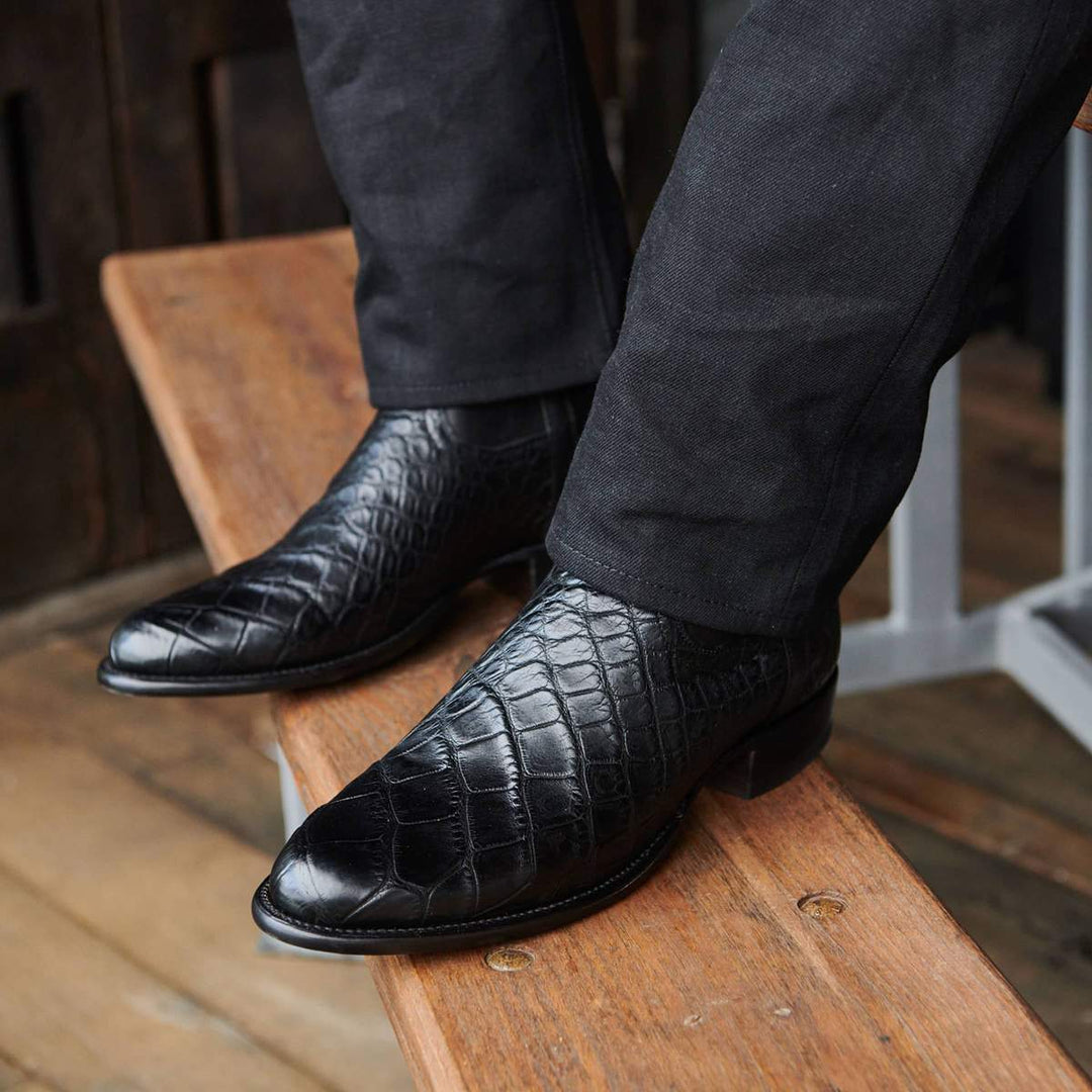 Men's Cowboy Boots with Round Toe | Roper Style