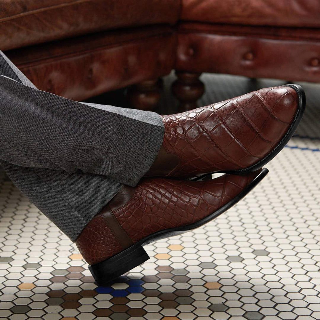 Men's Cowboy Boots with Round Toe | Roper Style