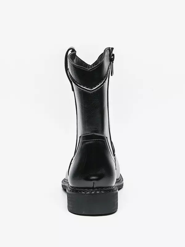 Men's Cowboy Boots with Side Zip | Pointed Toe