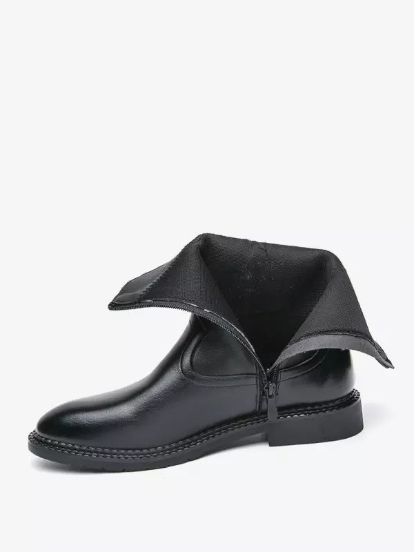 Men's Cowboy Boots with Side Zip | Pointed Toe