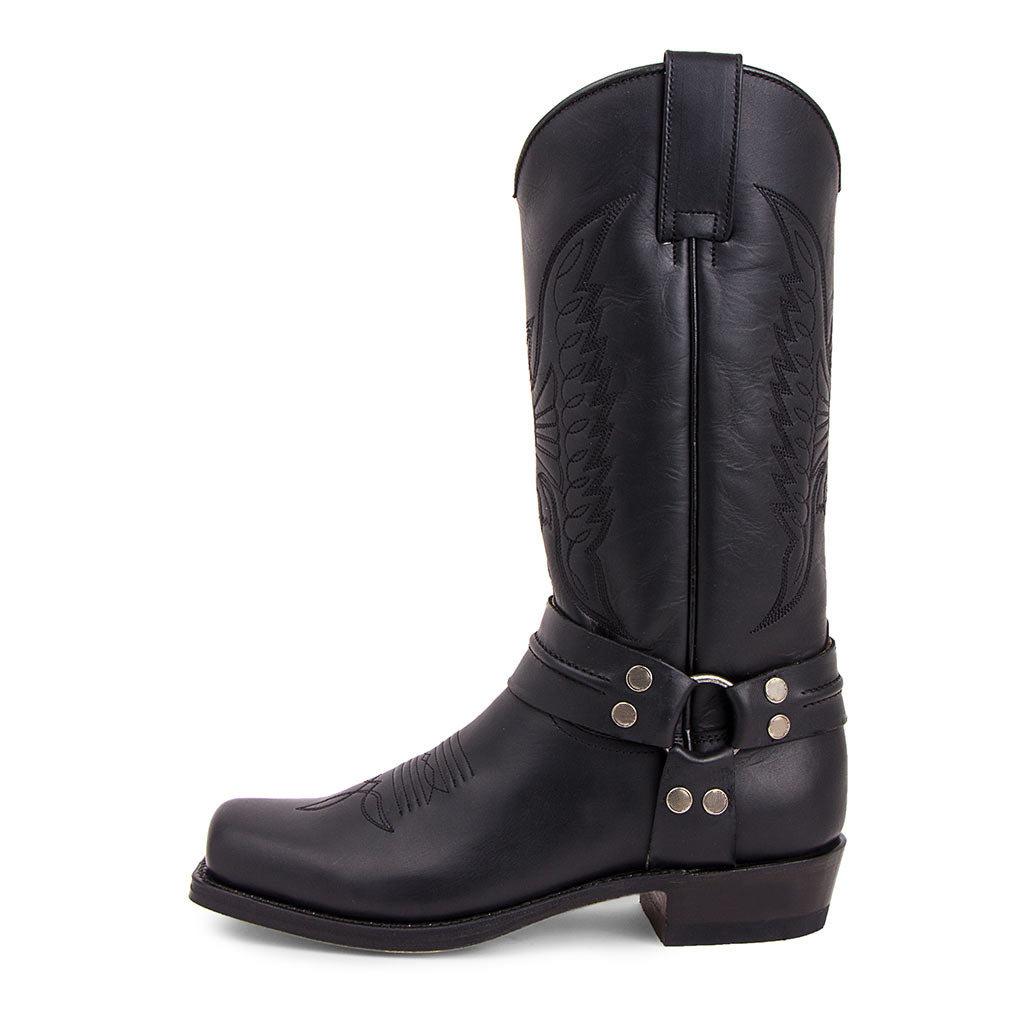 Men's Cowboy Boots with Square Toe & Stitched Shaft | Western Style