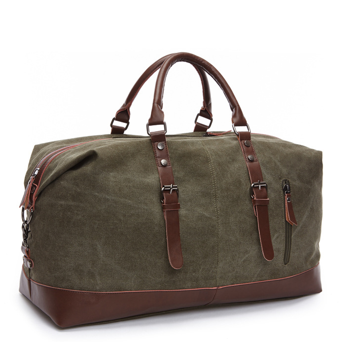 Men's Duffle Bag with Shoulder Strap | Buckle Straps