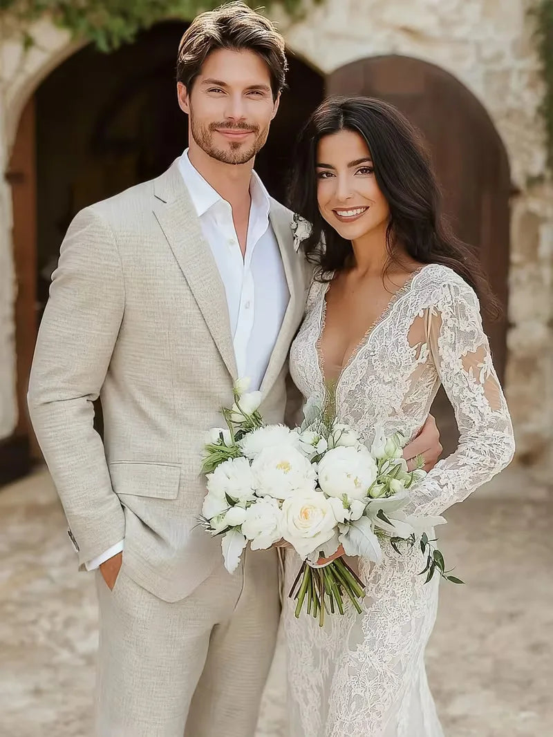 Men's Formal Suit with Notch Lapel | Wedding