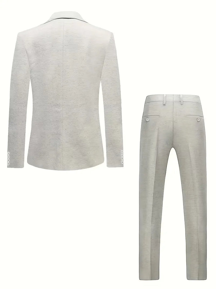 Men's Formal Suit with Notch Lapel | Wedding