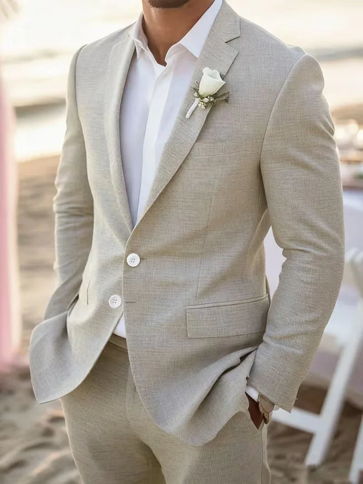 Men's Formal Suit with Notch Lapel | Wedding