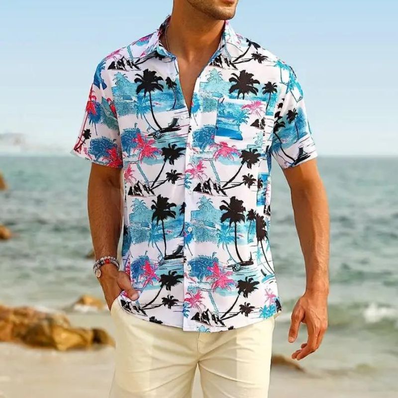 Men's Hawaiian Shirt Short-Sleeve | Summer