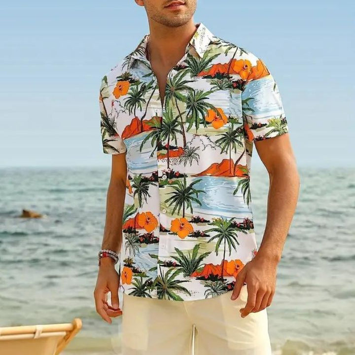 Men's Hawaiian Shirt Short-Sleeve | Summer