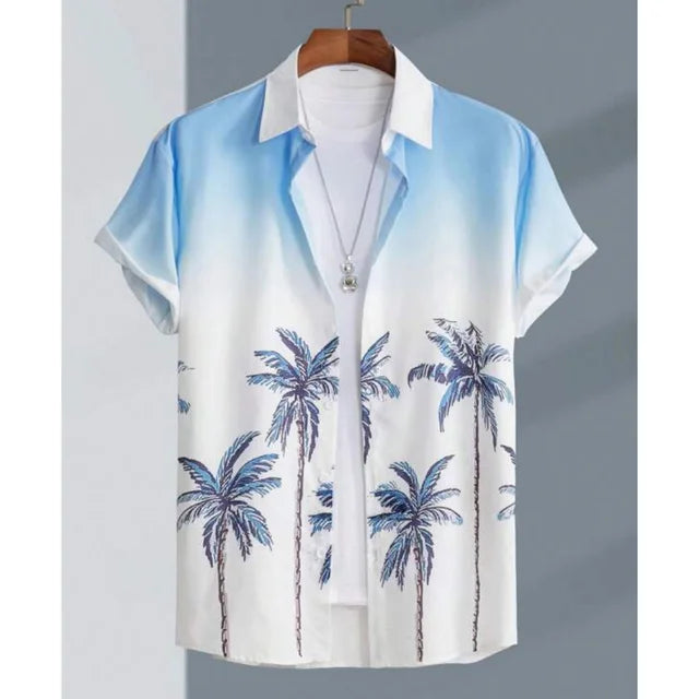 Men's Hawaiian Shirt Tropical Print | Short-Sleeve