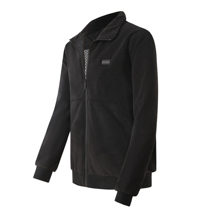 Men's Heated Jacket with Stand Collar & Full-Zip | Multi-Zone