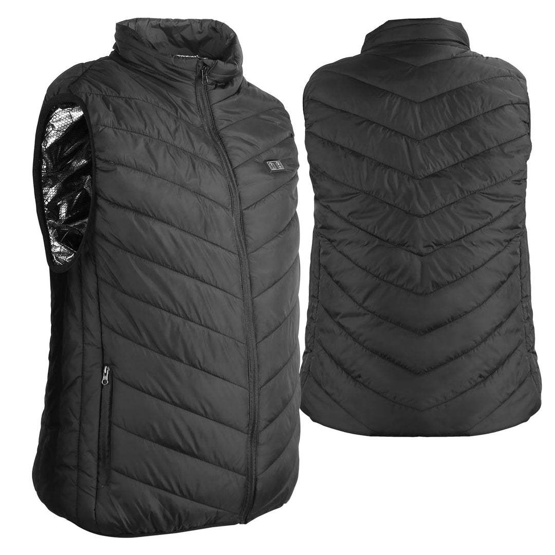 Men's Heated Vest with Zip & Pockets | 11 Zones
