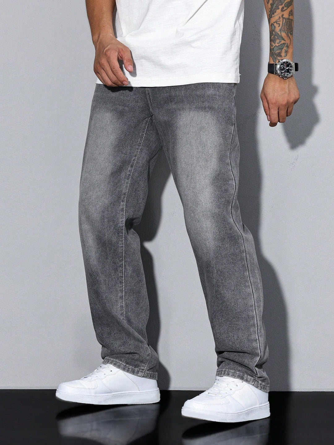 Men's Jeans Straight-Leg & Faded | Casual