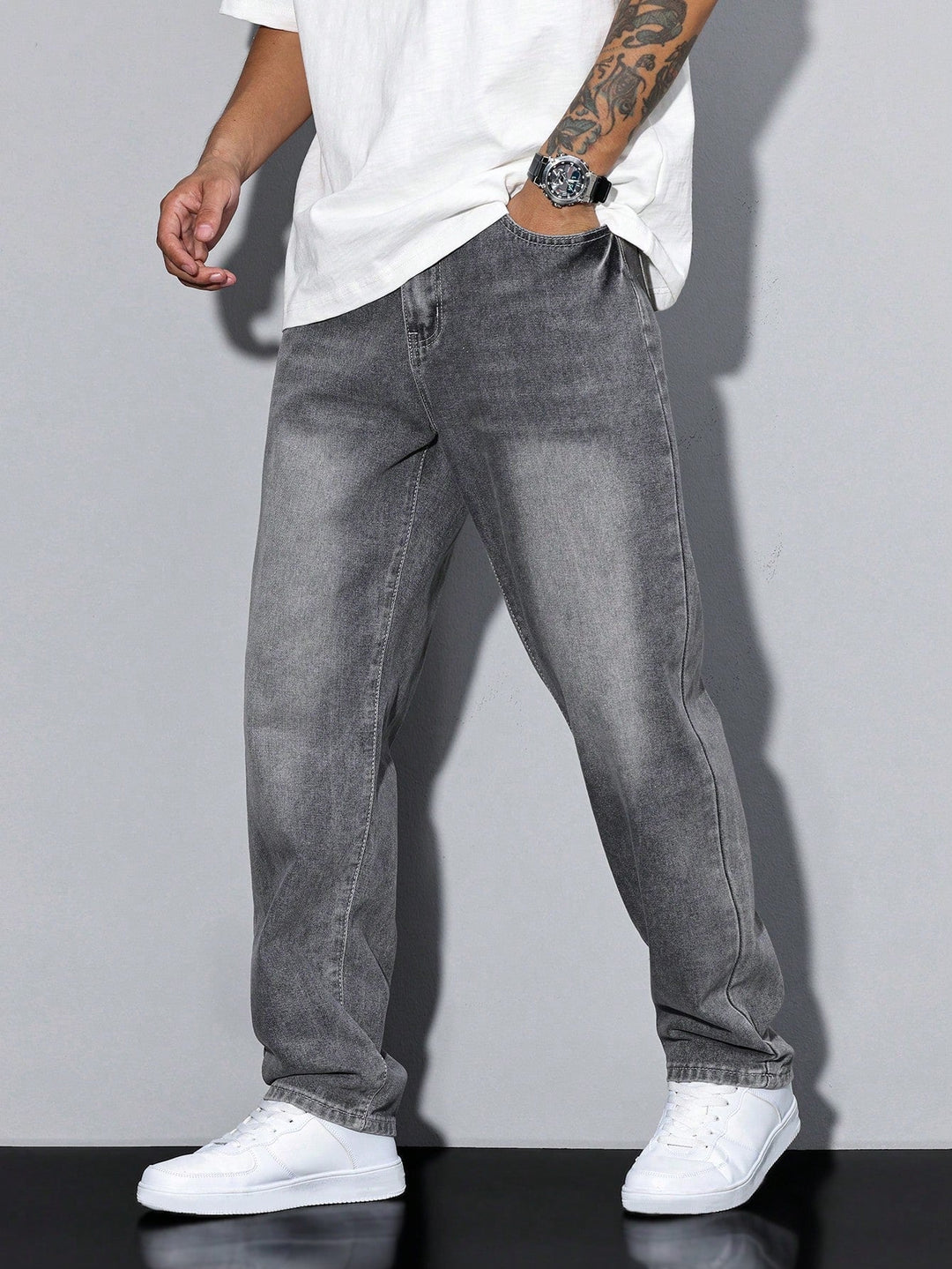 Men's Jeans Straight-Leg & Faded | Casual