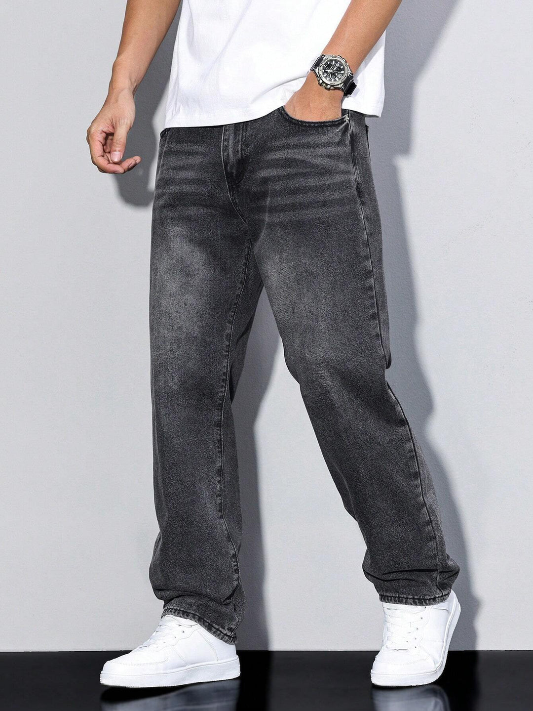 Men's Jeans Straight-Leg & Faded | Casual