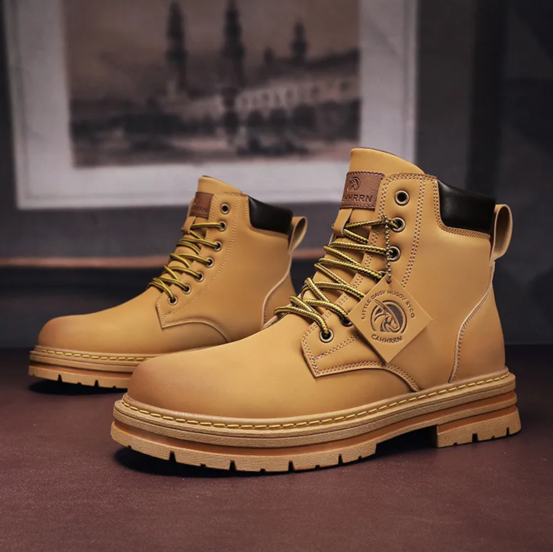 Men's Lace-Up Work Boots | Combat