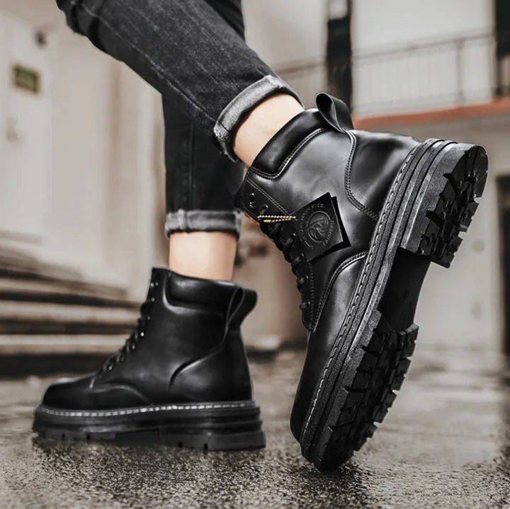 Men's Lace-Up Work Boots | Combat