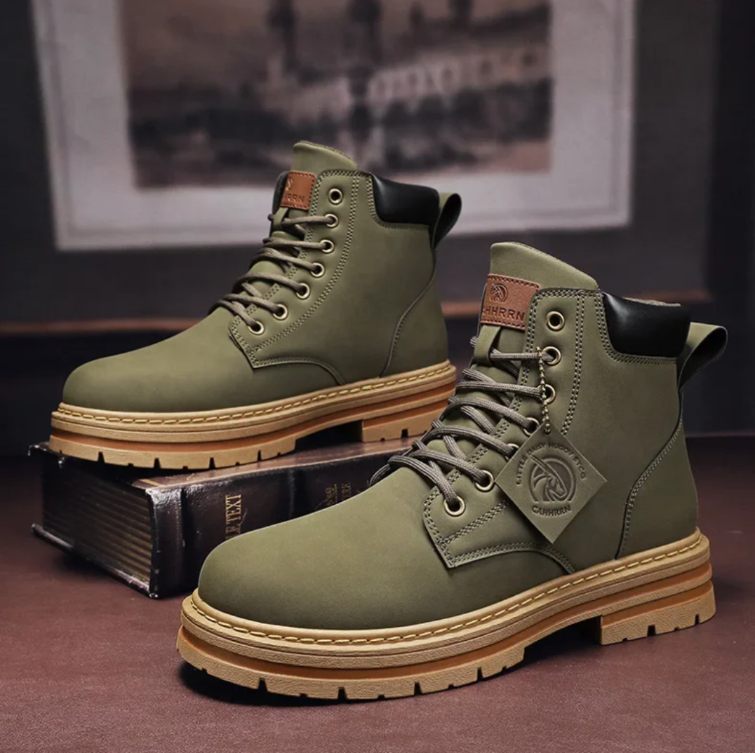 Men's Lace-Up Work Boots | Combat