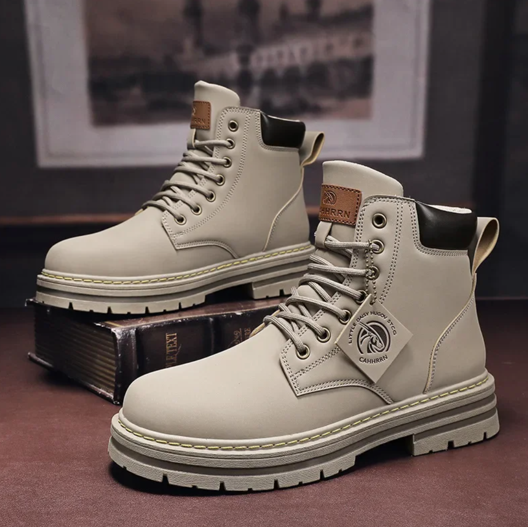 Men's Lace-Up Work Boots | Combat