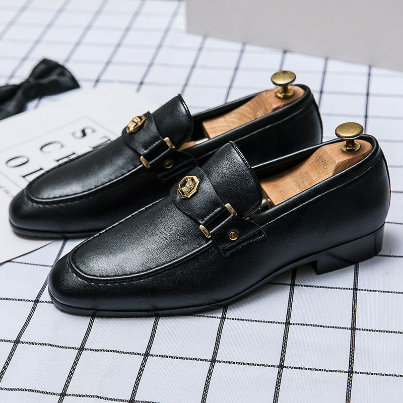 Men's Loafers with Buckle Detail | Slip On