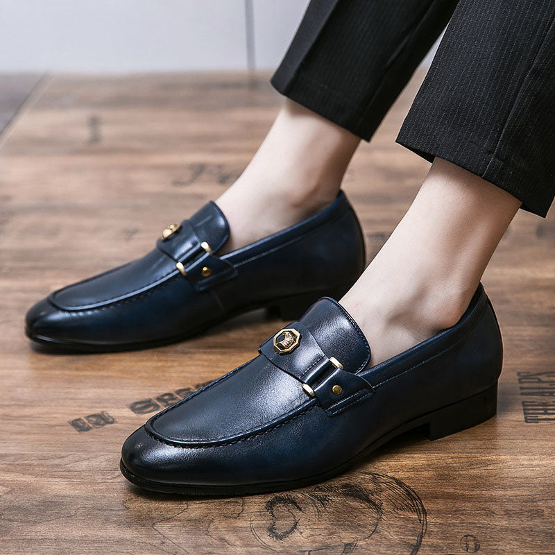 Men's Loafers with Buckle Detail | Slip On
