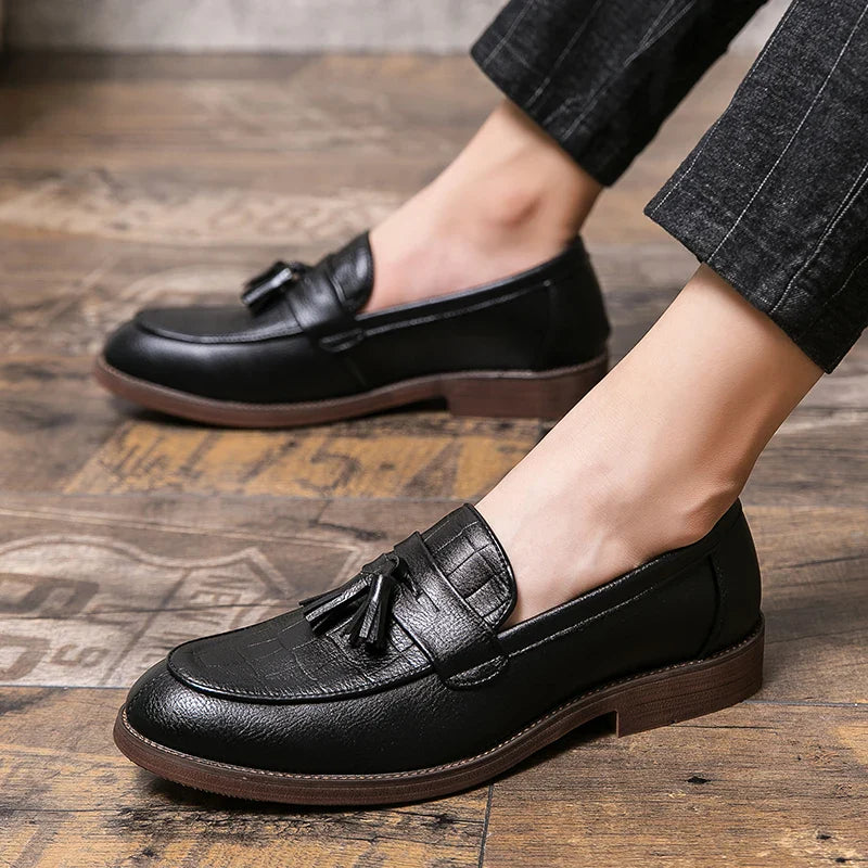 Men's Loafers with Tassel Detail | Slip On