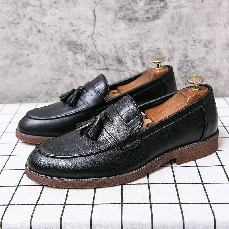 Men's Loafers with Tassel Detail | Slip On
