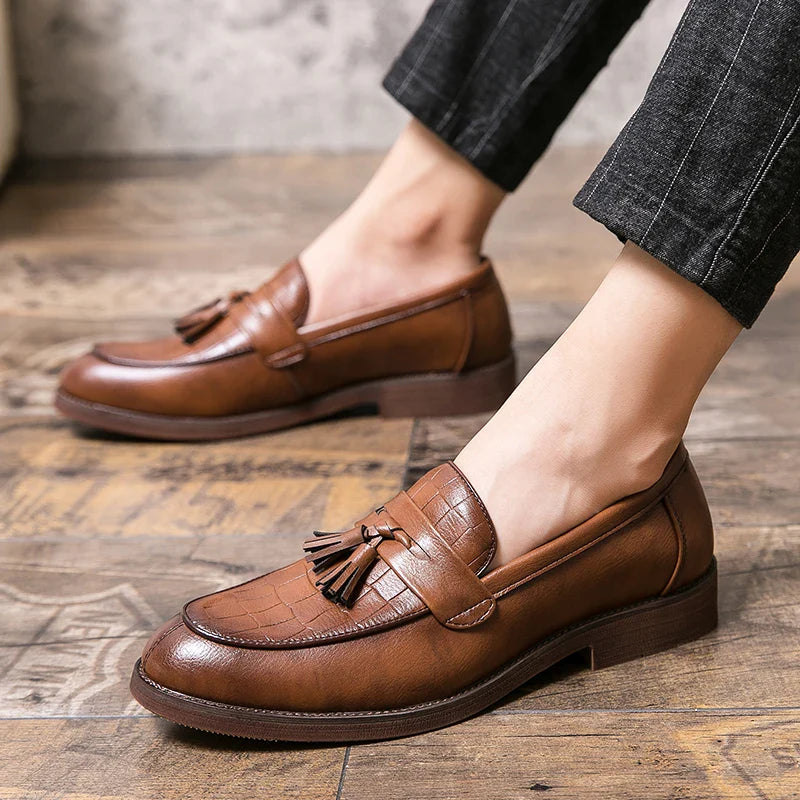Men's Loafers with Tassel Detail | Slip On