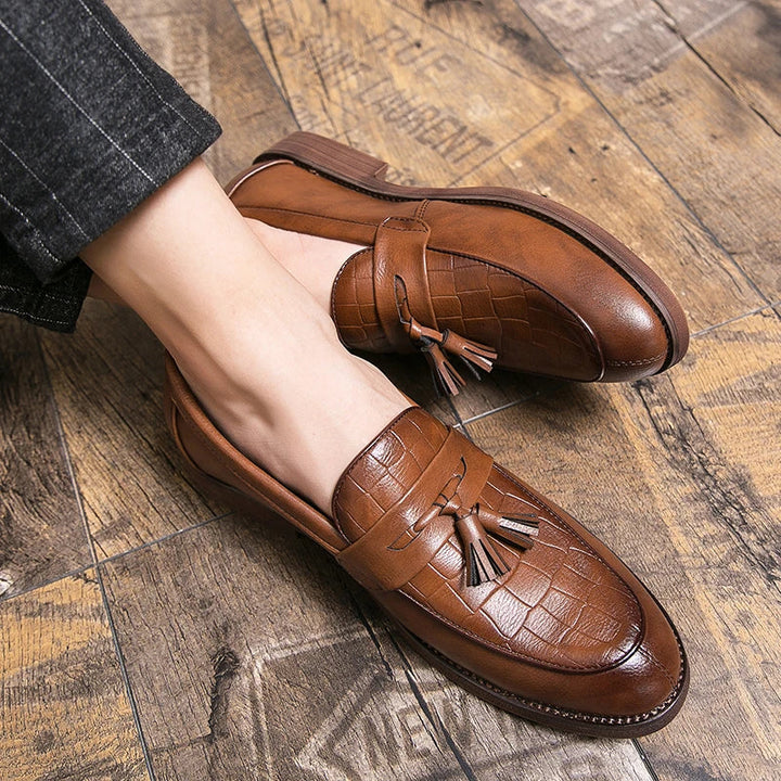 Men's Loafers with Tassel Detail | Slip On