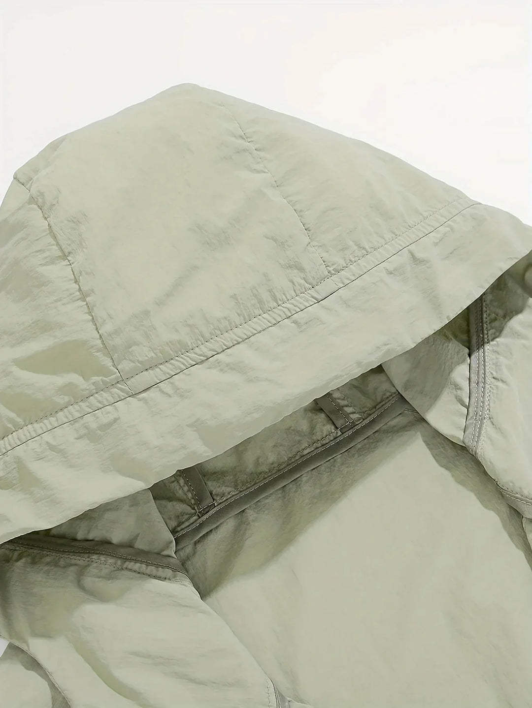 Men's Rain Jacket with Hood & Zip Pockets | Casual